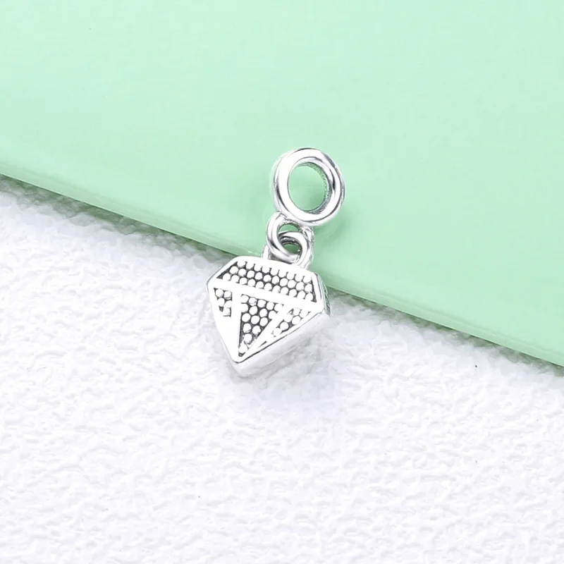 (imagine pentru) Talisman de tip pandantiv Pandora My Bright Diamond din argint - 798368CZ - Vizualizare 3