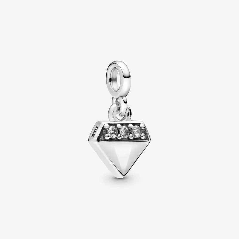 (imagine pentru) Talisman de tip pandantiv Pandora My Bright Diamond din argint - 798368CZ