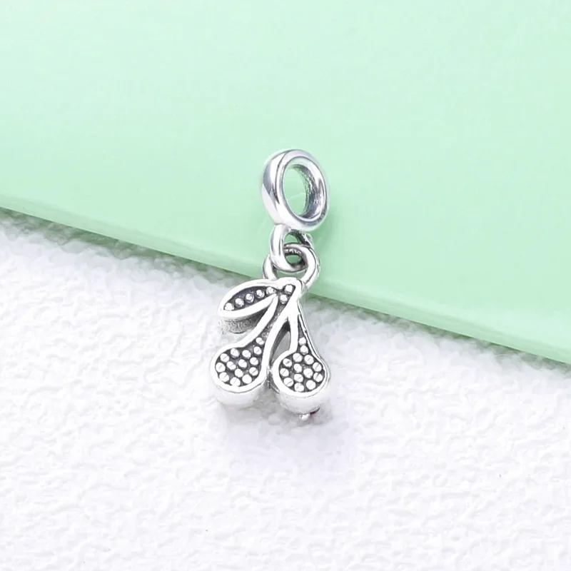 (imagine pentru) Talisman de tip pandantiv Pandora My Cherry din argint - 798371NCC - Vizualizare 3
