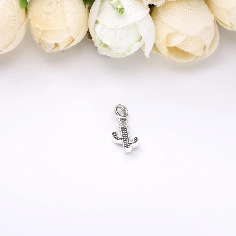 (imagine pentru) Talisman de tip pandantiv Pandora My Lovely Cactus din argint - 798372NRG - Vizualizare 2