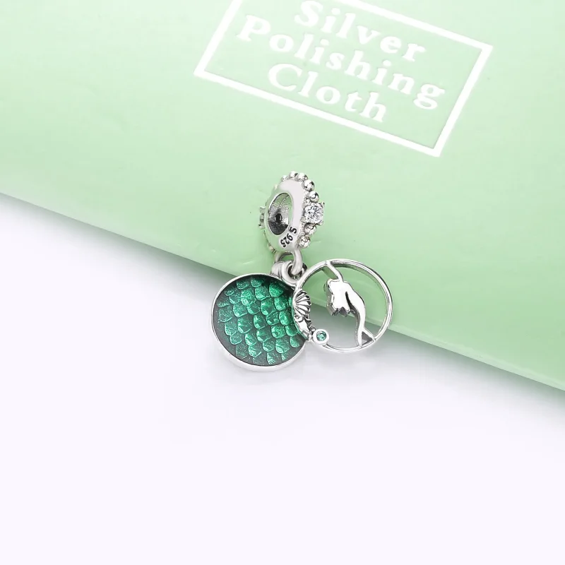 (imagine pentru) Talisman pandantiv Pandora cu Disney Ariel din argint - 798231CZ - Vizualizare 2