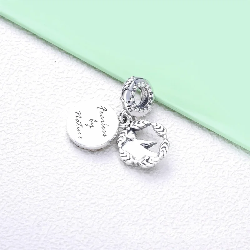 (imagine pentru) Talisman pandantiv Pandora cu Disney, Frozen Anna din argint - 798457C01 - Vizualizare 3