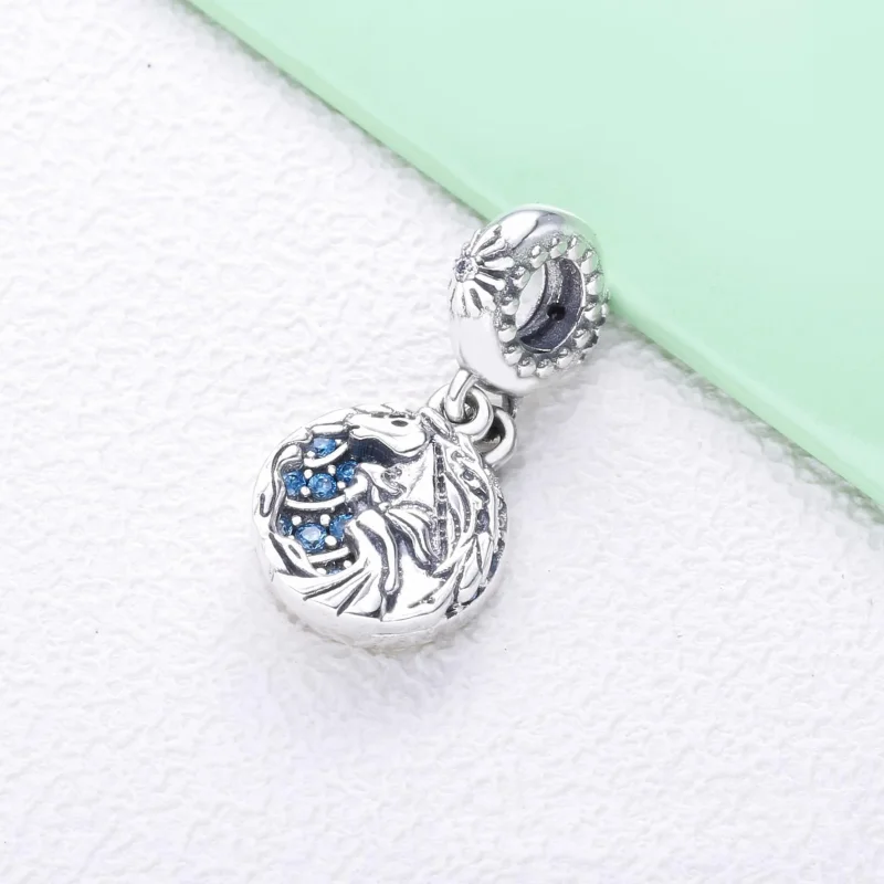 (imagine pentru) Talisman pandantiv Pandora cu Disney, Frozen Elsa & Nokk din argint - 798456C01 - Vizualizare 2
