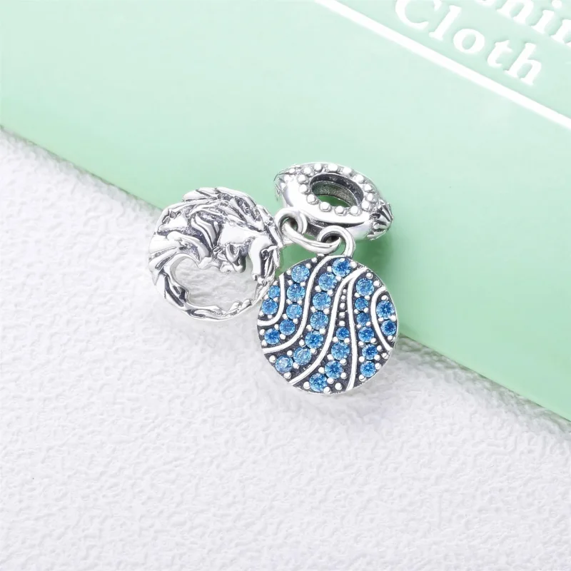 (imagine pentru) Talisman pandantiv Pandora cu Disney, Frozen Elsa & Nokk din argint - 798456C01 - Vizualizare 3