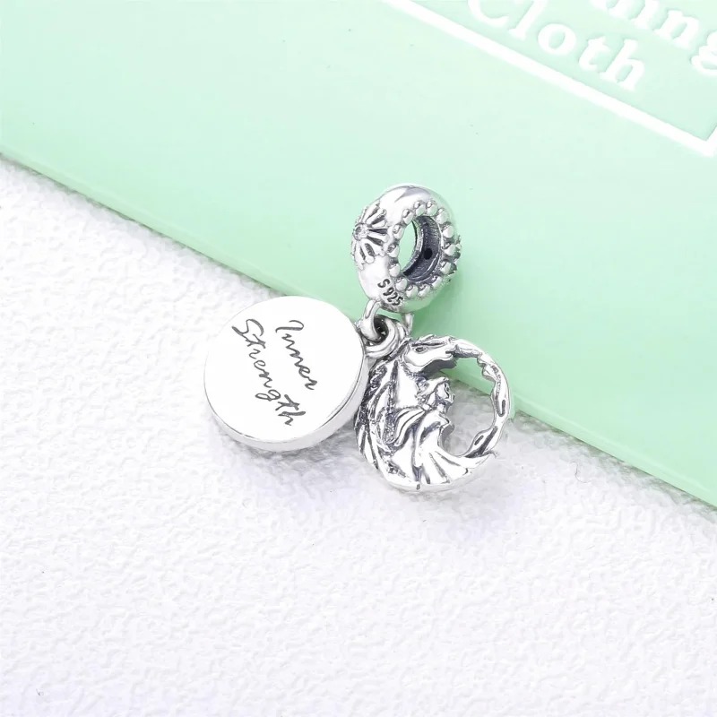 (imagine pentru) Talisman pandantiv Pandora cu Disney, Frozen Elsa & Nokk din argint - 798456C01 - Vizualizare 4