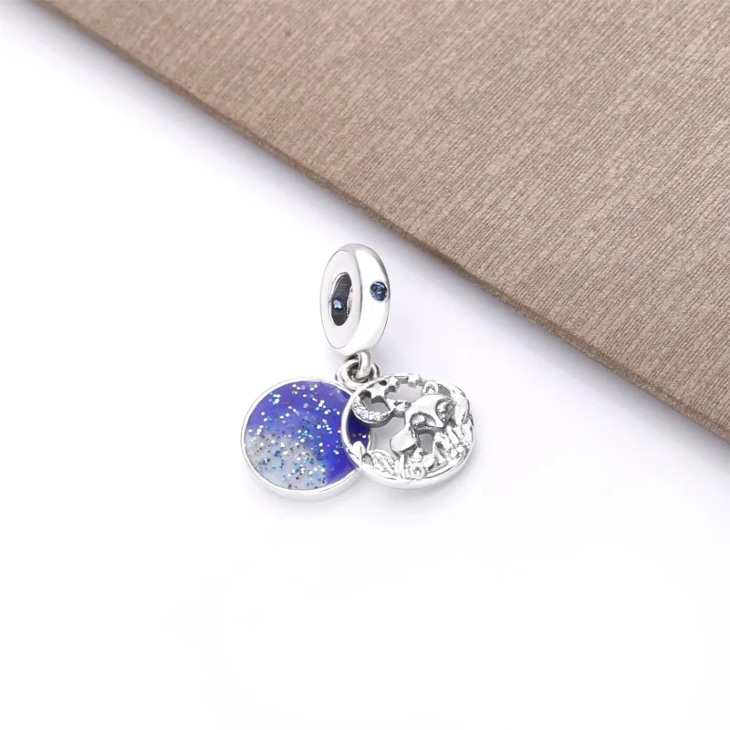 (imagine pentru) Talisman pandantiv Pandora cu Fox & Iepure din argint - 798239NMB - Vizualizare 3