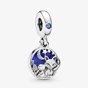 (imagine pentru) Talisman pandantiv Pandora cu Fox & Iepure din argint - 798239NMB
