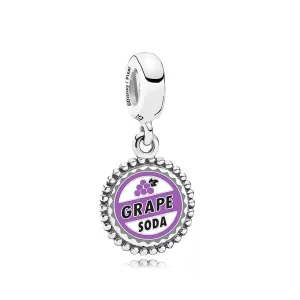 (imagine pentru) Talisman pandantiv Pandora cu Soda de struguri din argint - P400908813311