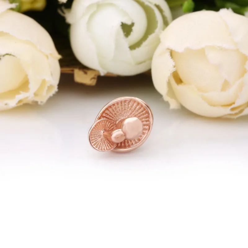 (imagine pentru) Talisman pandantiv Pandora cu Spumant Ciuperci din aur rose - 788240NEP - Vizualizare 3