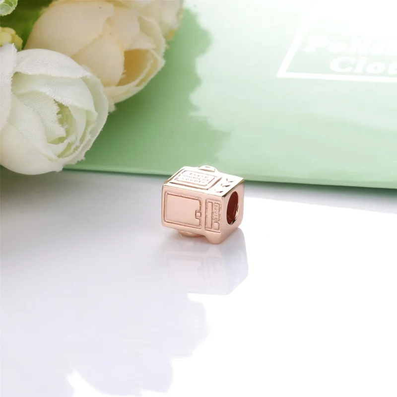 (imagine pentru) Talisman Pandora Aparat foto din aur rose - 787986CZ - Vizualizare 4