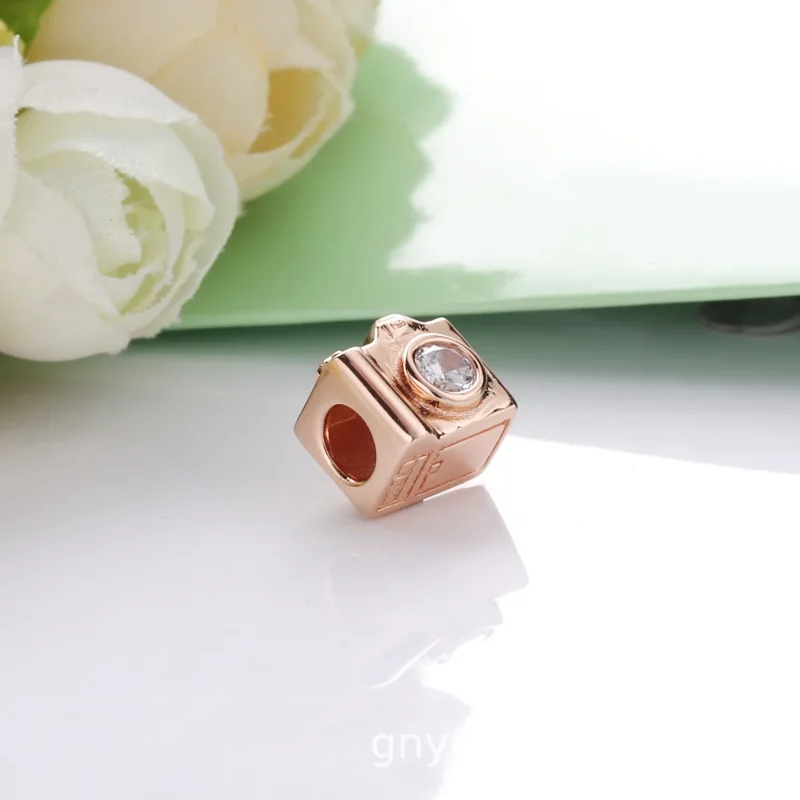 (imagine pentru) Talisman Pandora Aparat foto din aur rose - 787986CZ - Vizualizare 5