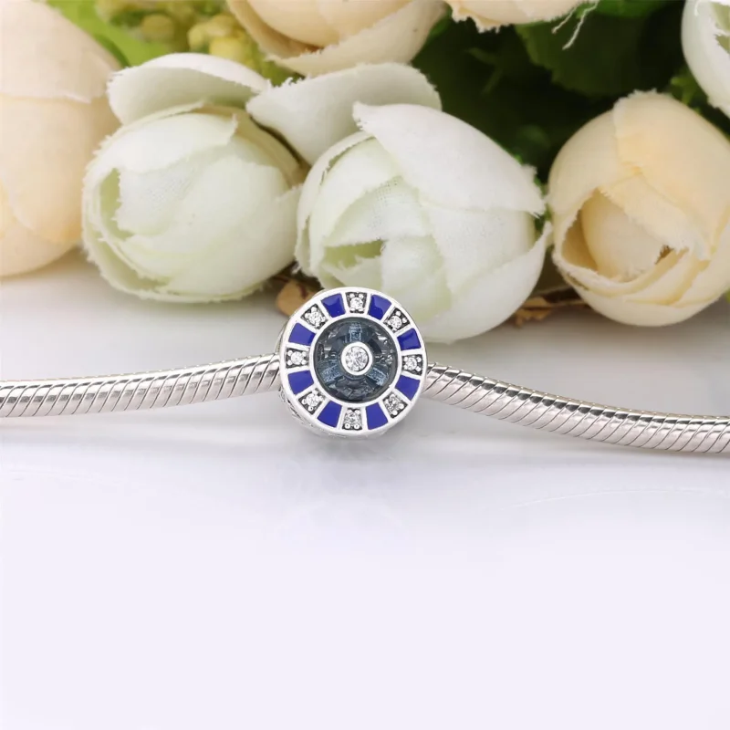 (imagine pentru) Talisman PANDORA cu Mozaic albastru - 798031EN195 - Vizualizare 5