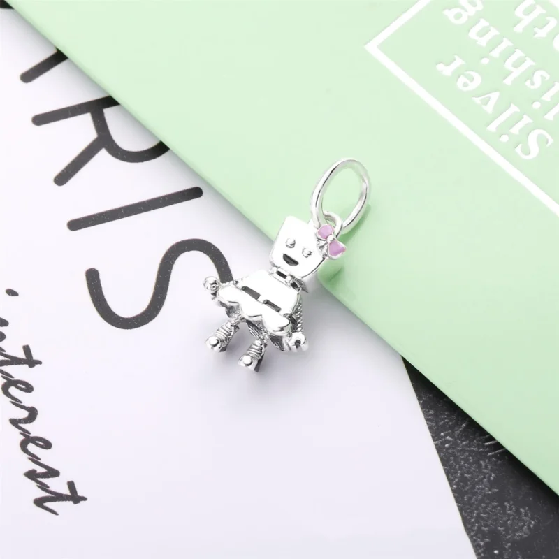 (imagine pentru) Talisman PANDORA de tip pandantiv cu Bella Bot Trupe punk - 798245ENMX - Vizualizare 2