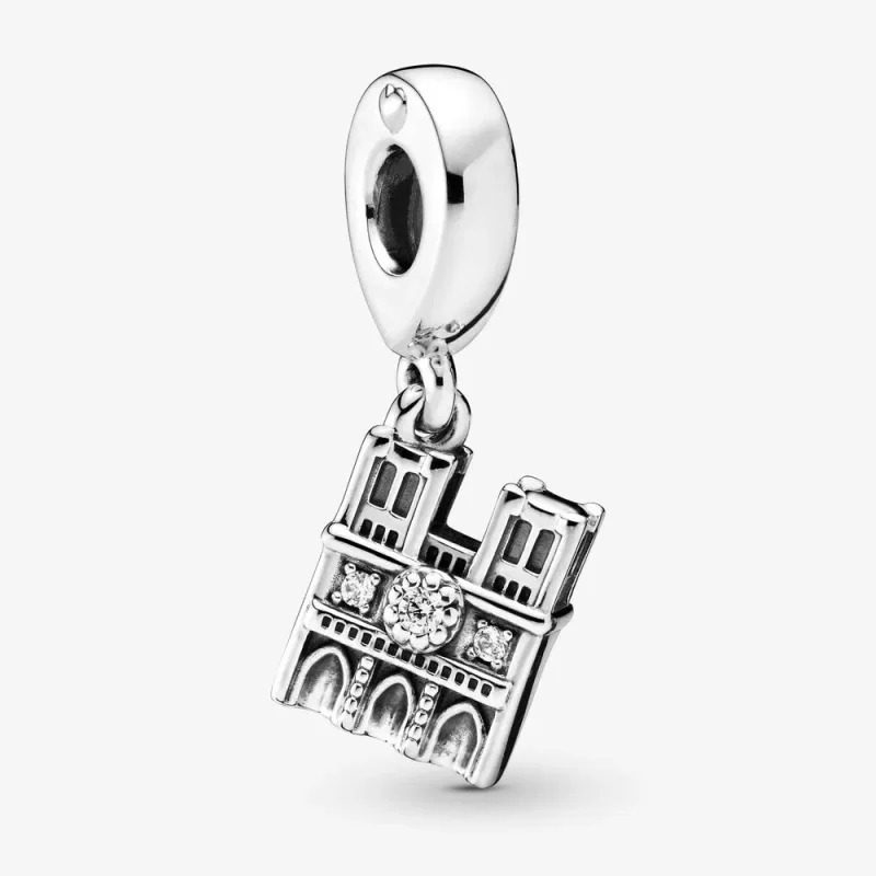 (imagine pentru) Talisman PANDORA de tip pandantiv cu Notre Dame - 798257CZ