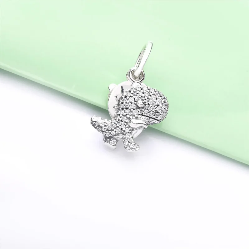 (imagine pentru) Talisman PANDORA de tip pandantiv cu Pavé Dinozaur - 798186CZ - Vizualizare 4