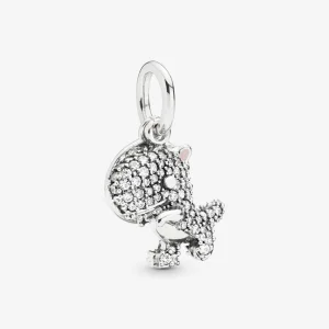 (imagine pentru) Talisman PANDORA de tip pandantiv cu Pavé Dinozaur - 798186CZ