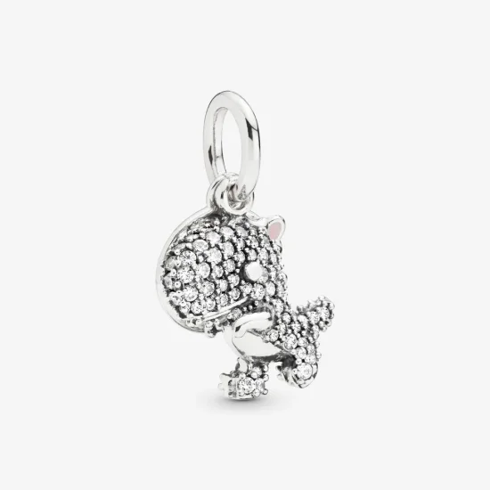 (imagine pentru) Talisman PANDORA de tip pandantiv cu Pavé Dinozaur - 798186CZ