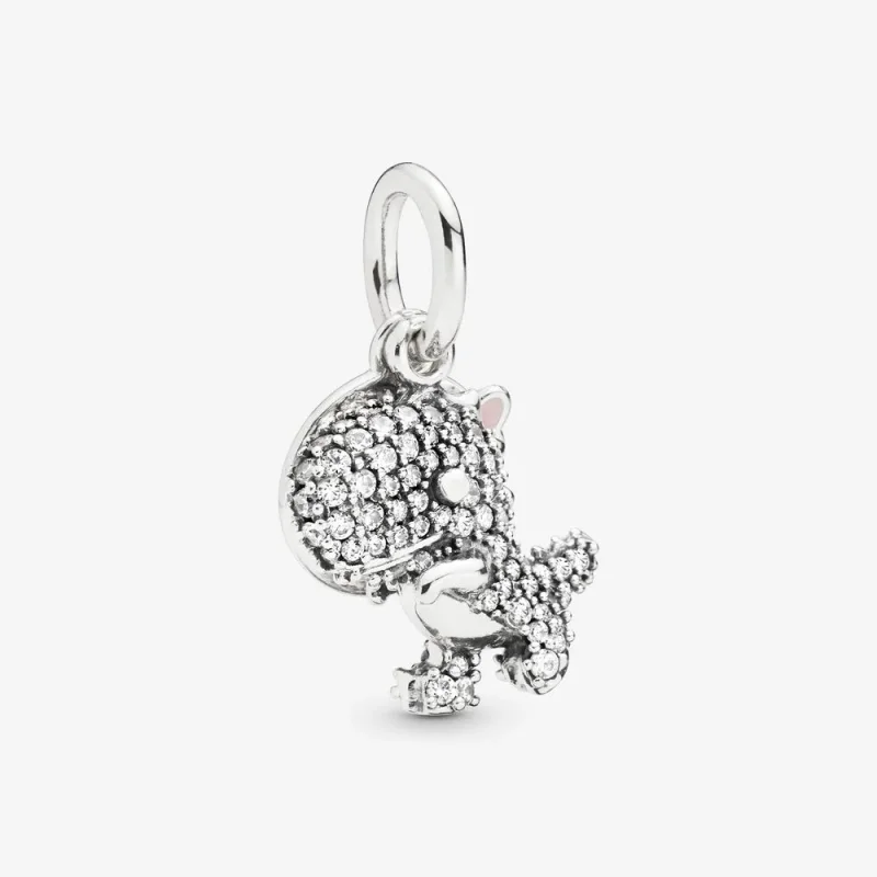 (imagine pentru) Talisman PANDORA de tip pandantiv cu Pavé Dinozaur - 798186CZ