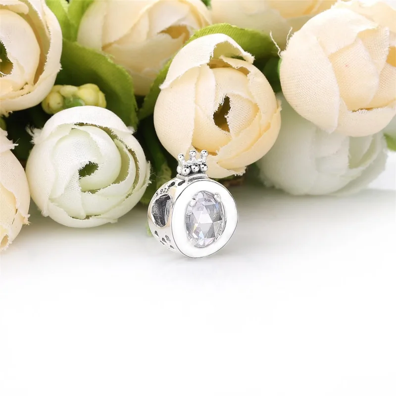(imagine pentru) Talisman Pandora Spumant Coroana O din argint - 798266CZ - Vizualizare 2
