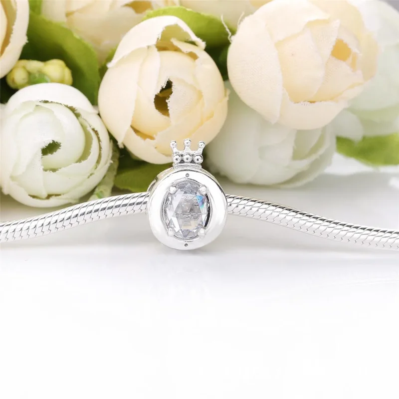 (imagine pentru) Talisman Pandora Spumant Coroana O din argint - 798266CZ - Vizualizare 3