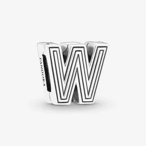 (imagine pentru) Talisman Pandora W din argint - 798219