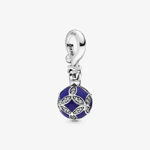 (imagine pentru) Talisman PANDORA de tip pandantiv albastru pentru Crăciun - 798512C01