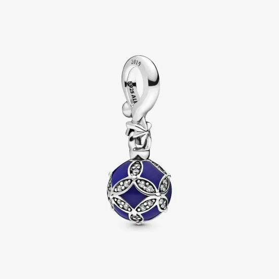 (imagine pentru) Talisman PANDORA de tip pandantiv albastru pentru Crăciun - 798512C01