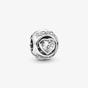 (imagine pentru) Talisman Pandora Inima elevată din argint - 798464C01
