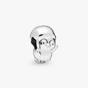 (imagine pentru) Talisman Pandora Pinguinul de Crăciun din argint - 798477C00