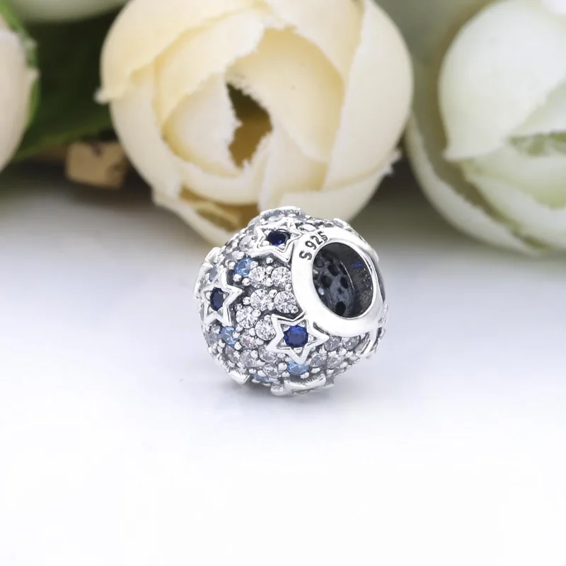 (imagine pentru) Talisman Pandora Stele elevate Pavé din argint - 798467C01 - Vizualizare 4