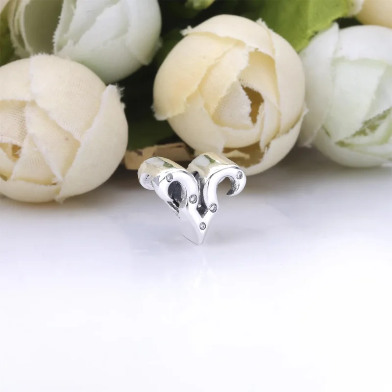 (imagine pentru) Talisman PANDORA strălucitor dedicat semnului zodiacal Berbec - 798416C01 - Vizualizare 3