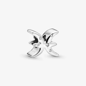 (imagine pentru) Talisman PANDORA strălucitor dedicat semnului zodiacal Pești - 798426C01