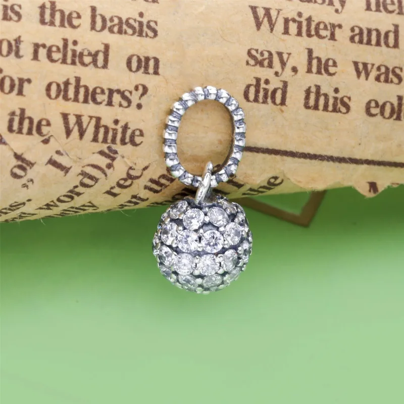 (imagine pentru) Pandantiv PANDORA cu glob pavé - 398690C01 - Vizualizare 4