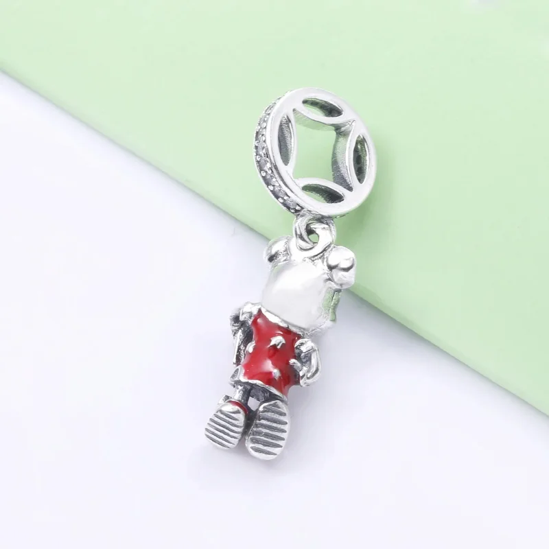 (imagine pentru) Talisman pandantiv Pandora cu Disney Minnie Mouse din argint - 798636C01 - Vizualizare 3