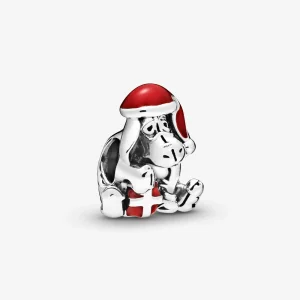(imagine pentru) Talisman Pandora Disney Eeyore Christmas din argint - 798449C01