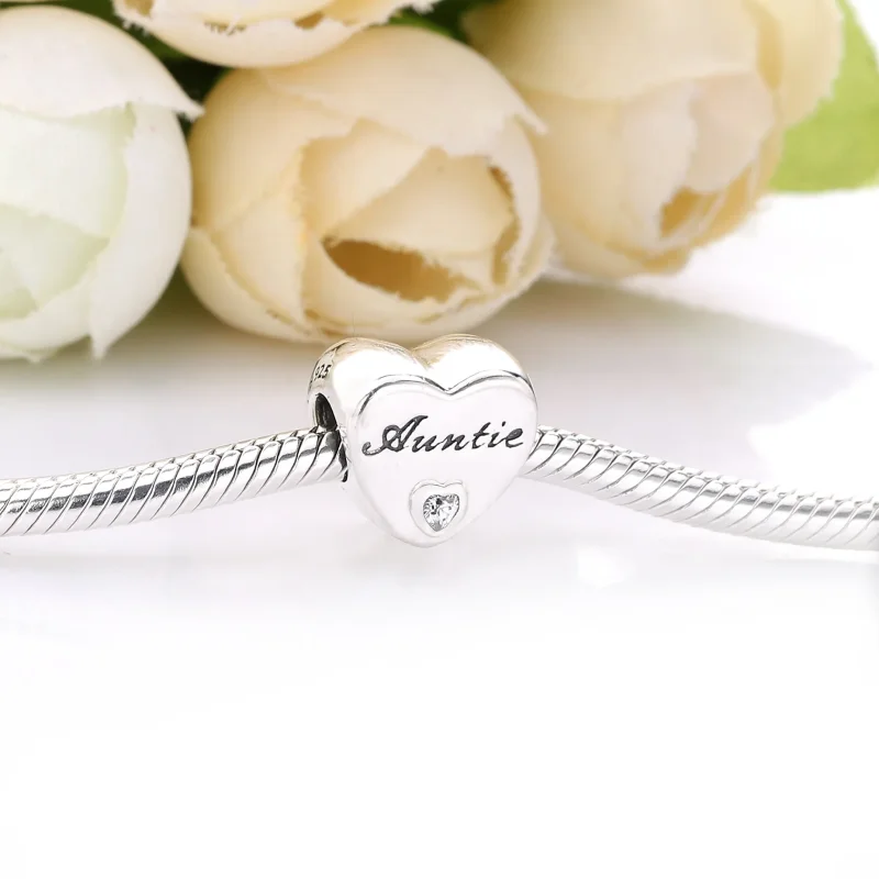 (imagine pentru) Talisman Pandora Mătușa dragoste Inima din argint - 798261CZ - Vizualizare 2