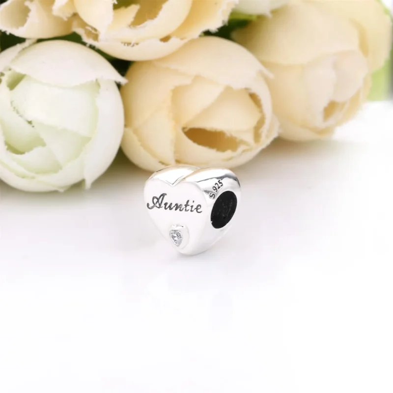 (imagine pentru) Talisman Pandora Mătușa dragoste Inima din argint - 798261CZ - Vizualizare 3