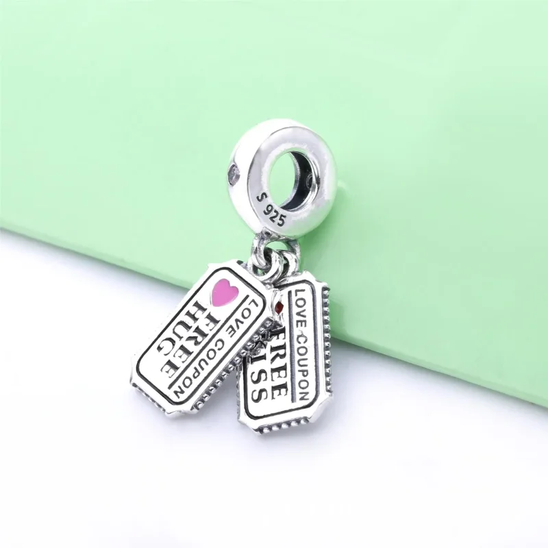 (imagine pentru) Talisman tip pandantiv Bilețel de iubire - 798703C01 - Vizualizare 2