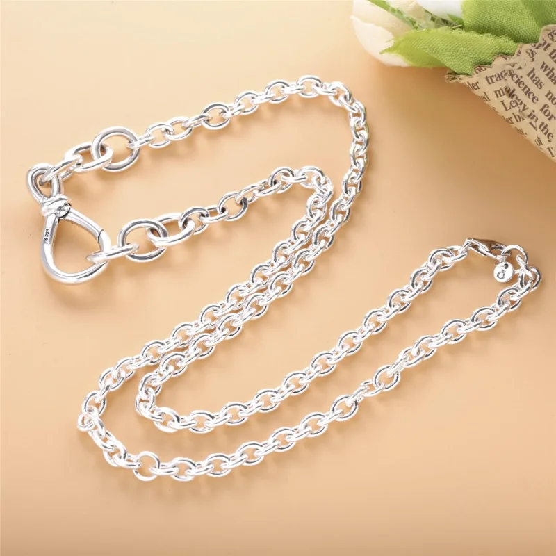 (imagine pentru) Brățară fixă Pandora cu Chunky Infinity Nod din argint - 398902C00 - Vizualizare 3