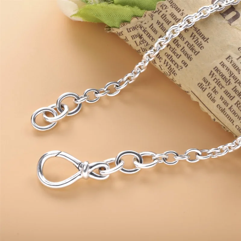 (imagine pentru) Brățară fixă Pandora cu Chunky Infinity Nod din argint - 398902C00 - Vizualizare 4