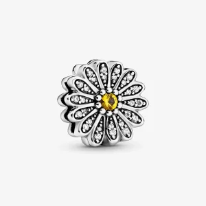 (imagine pentru) Brățară fixă Pandora cu Spumant Daisy floare din argint - 798766C01