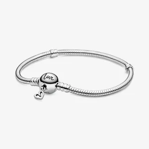 (imagine pentru) Brățară PANDORA din argint, cu Inima cu mâna liberă - 598698C00