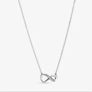 (imagine pentru) Colier Pandora cu Infinit spumant din argint - 398821C01