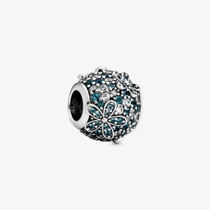 (imagine pentru) Talisman cu margaretă pavé turcoaz - 798797C01