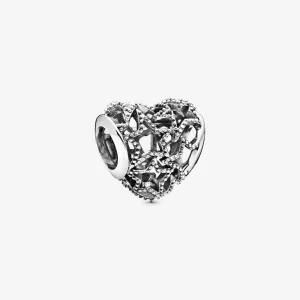 (imagine pentru) Talisman cu stele cu mărgele și inimioară cu structură dantelată - 798462C00