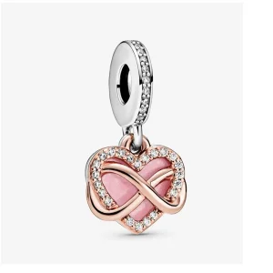 (imagine pentru) Talisman de tip pandantiv cu inimă strălucitoare tip infinity - 788878C01