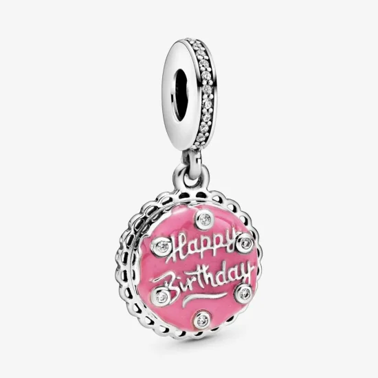 (imagine pentru) Talisman de tip pandantiv tort roz - 798888C01