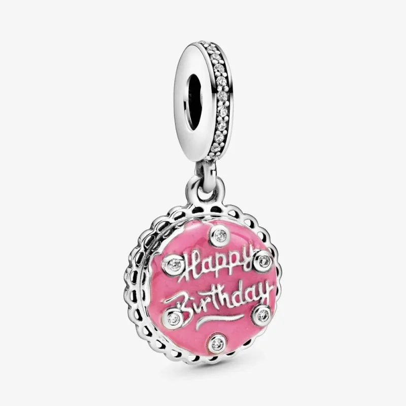 (imagine pentru) Talisman de tip pandantiv tort roz - 798888C01