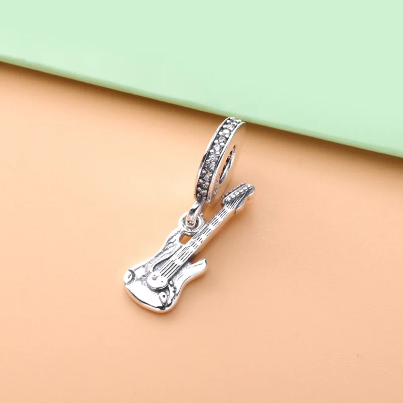 (imagine pentru) Talisman pandantiv Pandora cu Chitara electrica din argint - 798788C01 - Vizualizare 2