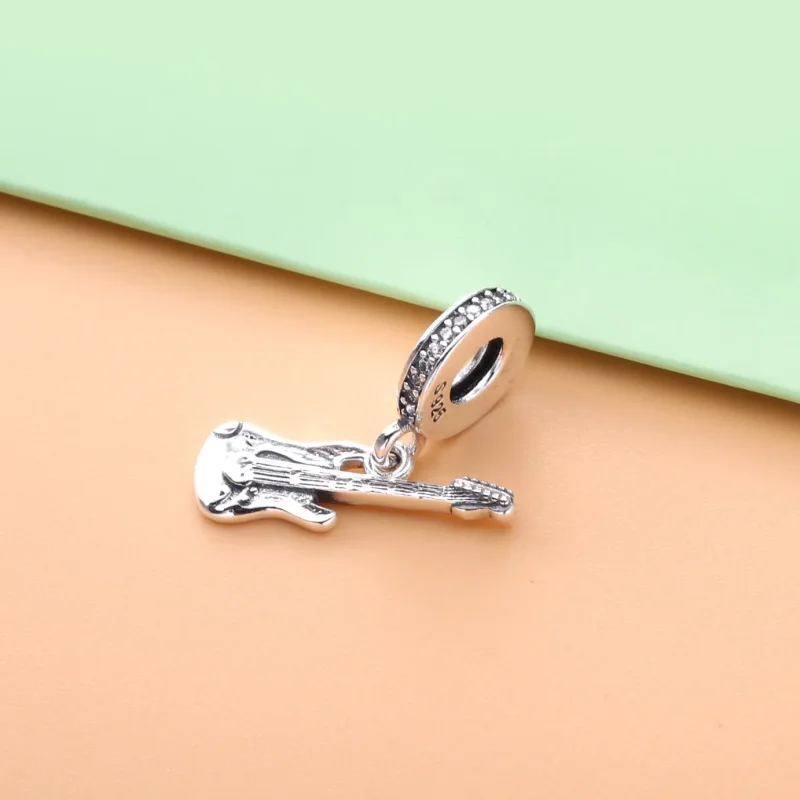 (imagine pentru) Talisman pandantiv Pandora cu Chitara electrica din argint - 798788C01 - Vizualizare 3